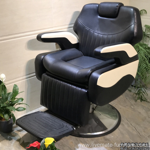 salon furniture modern barber chair, reclining barber chair